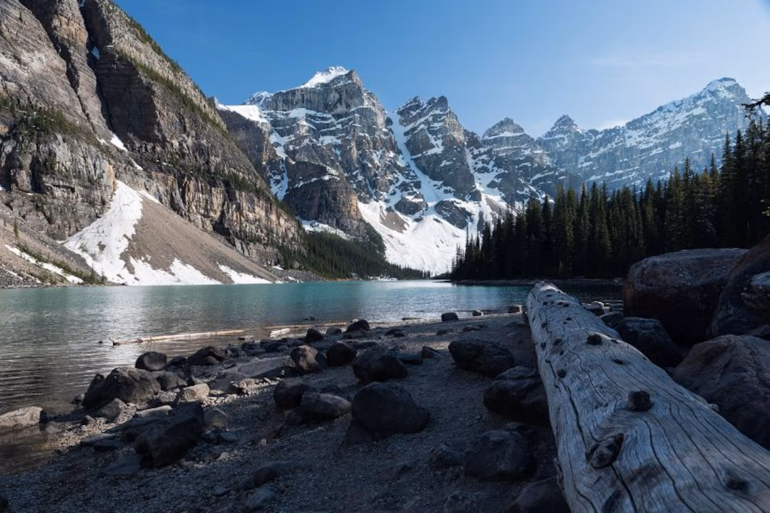 Mountain adventure destination in Alberta