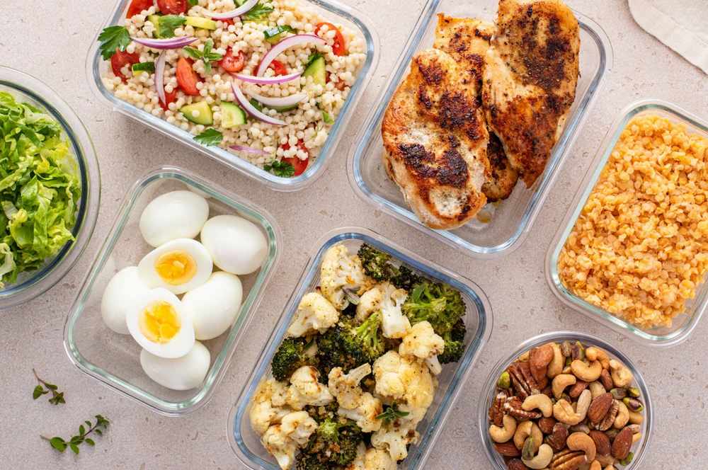 High-protein meal