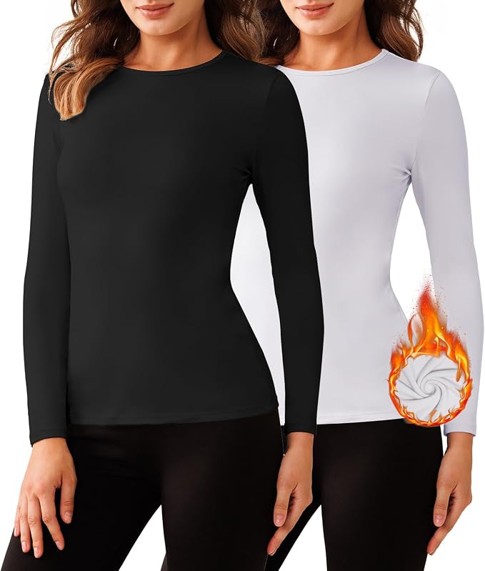 Athletic base layer tops for training, running, and cold-weather activity