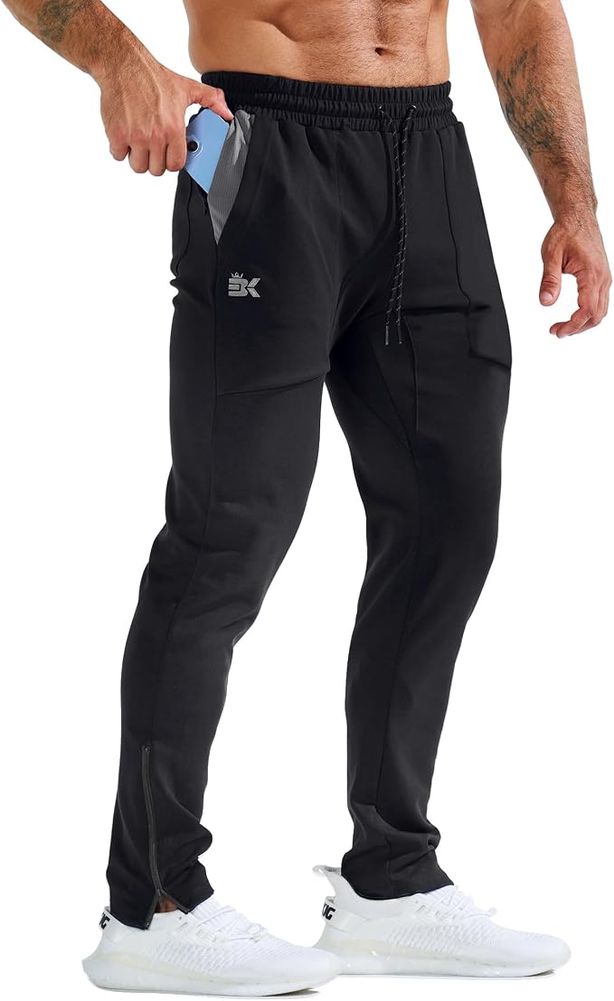 Athletic track pants for workouts, warmups, and casual activewear