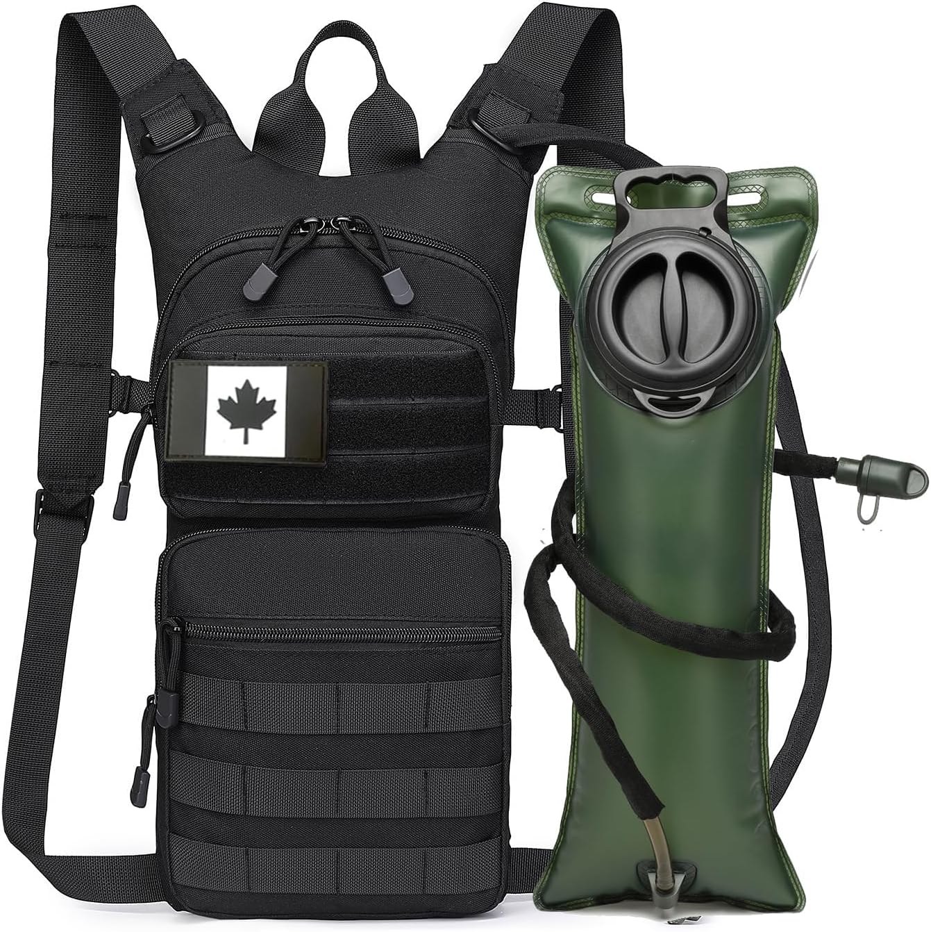 Lightweight running backpack for carrying gear during outdoor workouts