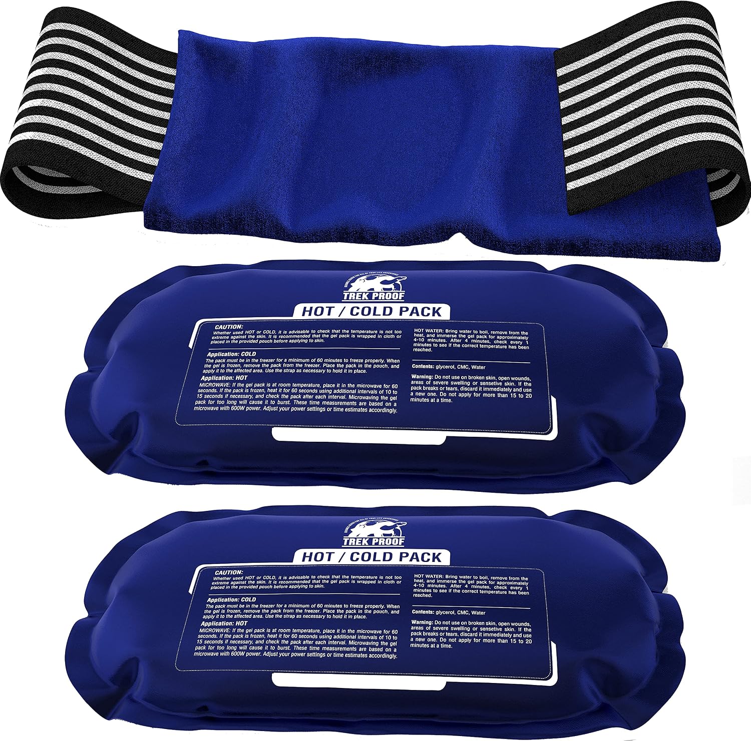 Reusable cold therapy wrap for post-workout recovery routines