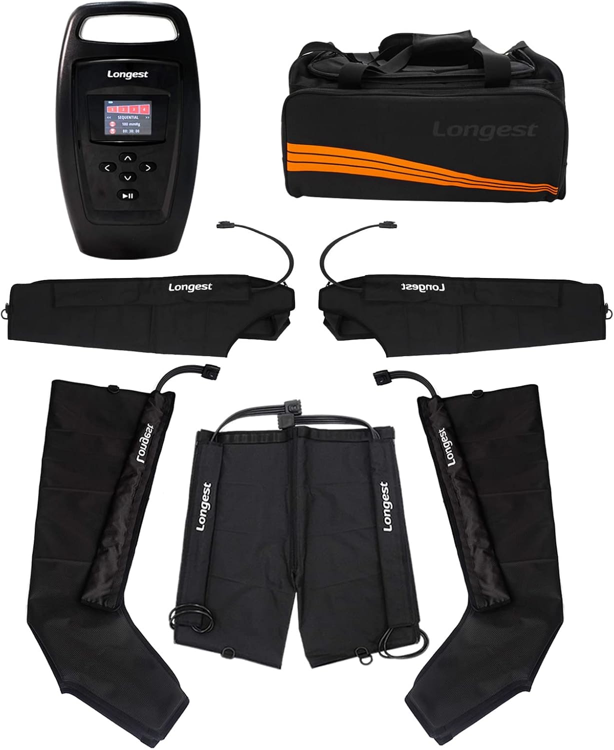 Compression recovery boots for post-workout relaxation and recovery routines
