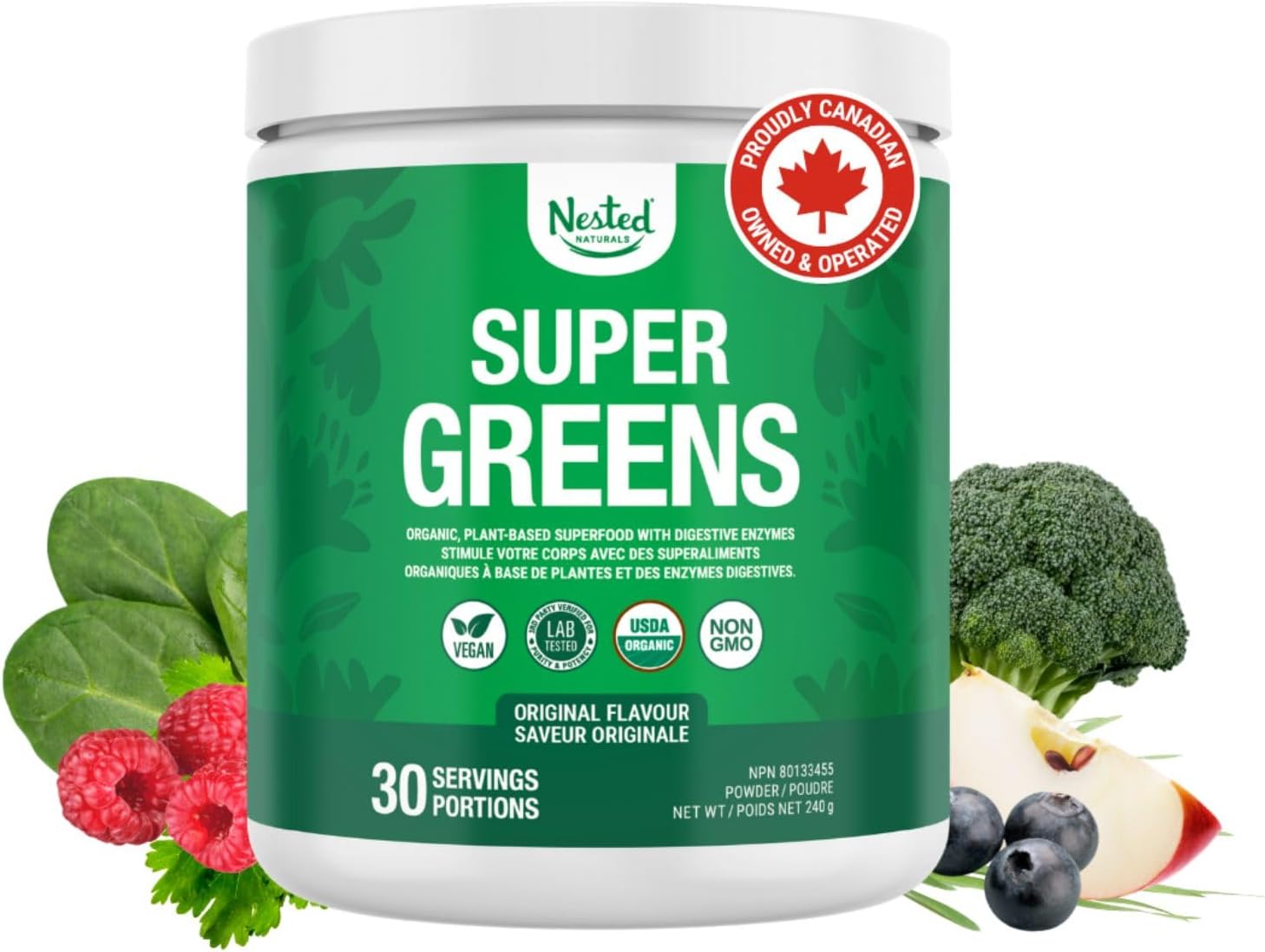 Plant-based protein powder supplement